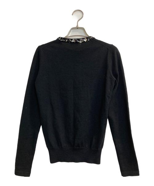 VICKY（ビッキー）VICKY (ビッキー) アンサンブルビジューカーディガン ブラック サイズ:2の古着・服飾アイテム