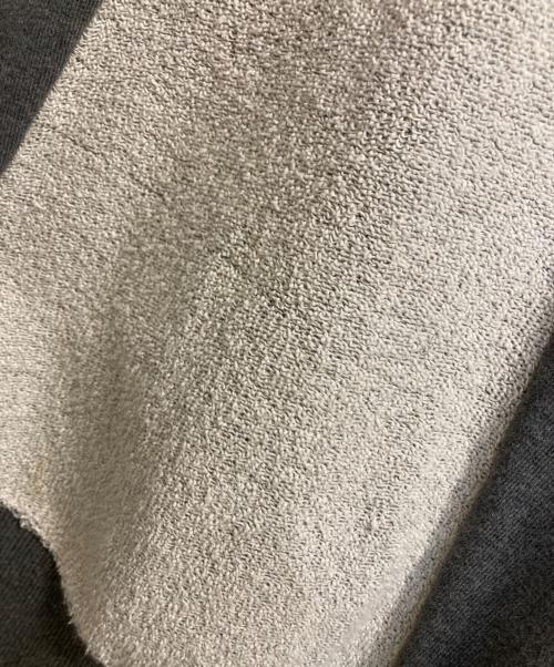 MM6 Maison Margiela（エムエムシックスメゾンマルジェラ）MM6 Maison Margiela (エムエムシックスメゾンマルジェラ) パイル切替デザインオーバーサイズスウェット グレー サイズ:Ｓの古着・服飾アイテム