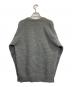 CDG COMME DES GARCON (コムデギャルソン) Charles kirk (チャールズ カーク) ロゴラグランニット グレー サイズ:L：10000円