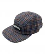 SUPREMEシュプリーム）の古着「14FW tweed Camp Cap / ツイードキャンプキャップ」｜ネイビー