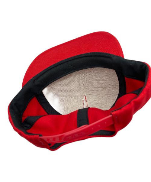 SUPREME（シュプリーム）Supreme (シュプリーム) Classic Logo 6Panel Cap レッドの古着・服飾アイテム