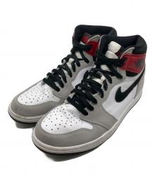 NIKE（ナイキ）の古着「Air Jordan 1 High OG "White/Black/Light Smoke Grey」｜グレー×レッド