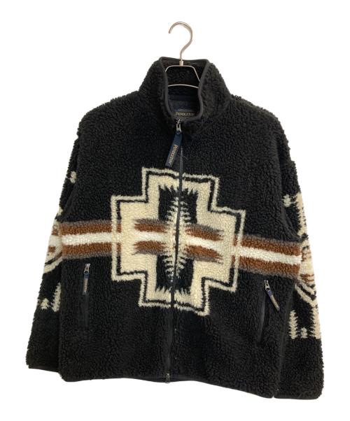 PENDLETON（ペンドルトン）PENDLETON (ペンドルトン) ボアジャケット ブラック サイズ:Ｍの古着・服飾アイテム