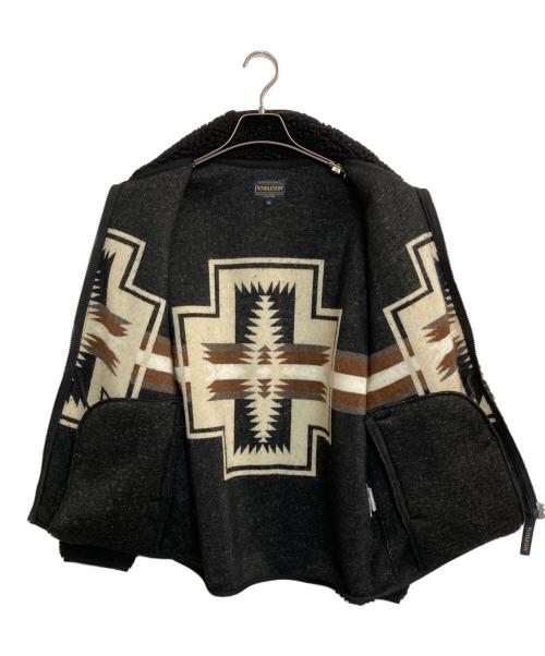 PENDLETON（ペンドルトン）PENDLETON (ペンドルトン) ボアジャケット ブラック サイズ:Ｍの古着・服飾アイテム