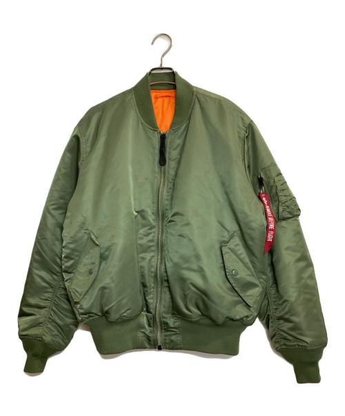ALPHA（アルファ）ALPHA (アルファ) MA-1 CORE SPEC / コアスペックフライトジャケット カーキ サイズ:XLの古着・服飾アイテム