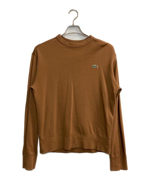 LACOSTE（ラコステ）LACOSTE (ラコステ) スウェット ブラウン サイズ:FR3の古着・服飾アイテム