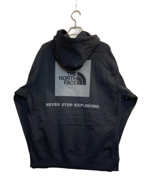THE NORTH FACE（ザ ノース フェイス）THE NORTH FACE (ザ ノース フェイス) バックスクエアエアロゴフーディー ブラック サイズ:Lの古着・服飾アイテム