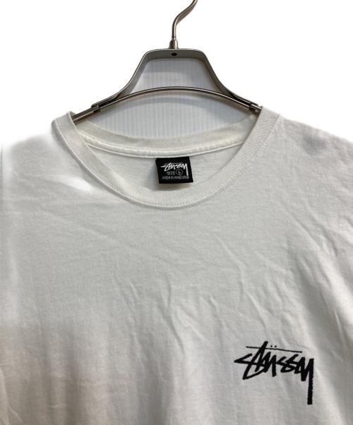 stussy（ステューシー）stussy (ステューシー) Tシャツ ホワイト サイズ:Lの古着・服飾アイテム