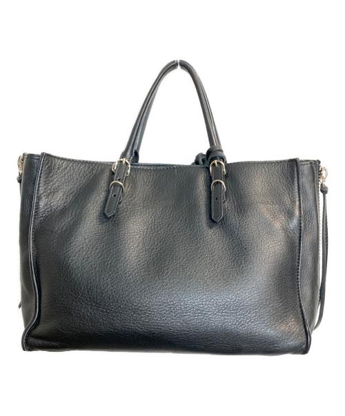 BALENCIAGA（バレンシアガ）BALENCIAGA (バレンシアガ) PAPIER A6 ZIP AROUND / ペーパーA6ハンドバッグ ブラックの古着・服飾アイテム