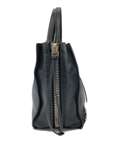 BALENCIAGA（バレンシアガ）BALENCIAGA (バレンシアガ) PAPIER A6 ZIP AROUND / ペーパーA6ハンドバッグ ブラックの古着・服飾アイテム