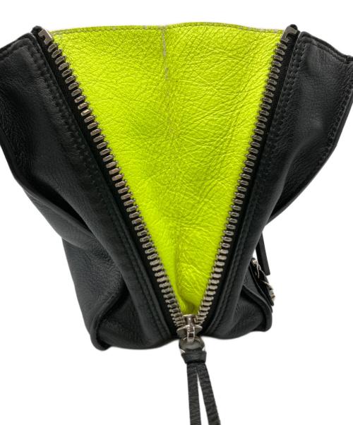 BALENCIAGA（バレンシアガ）BALENCIAGA (バレンシアガ) PAPIER A6 ZIP AROUND / ペーパーA6ハンドバッグ ブラックの古着・服飾アイテム