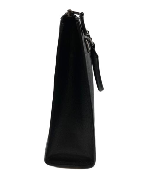 COACH（コーチ）COACH (コーチ) グラハム ジップ ブリーフ 2WAYバッグ ブラックの古着・服飾アイテム