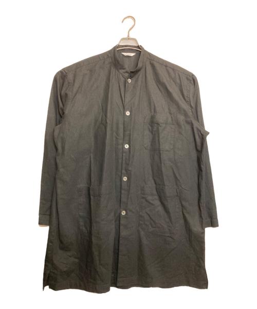 FUJITO（フジト）FUJITO (フジト) リネンコットンツイルショップコート ブラック サイズ:3の古着・服飾アイテム