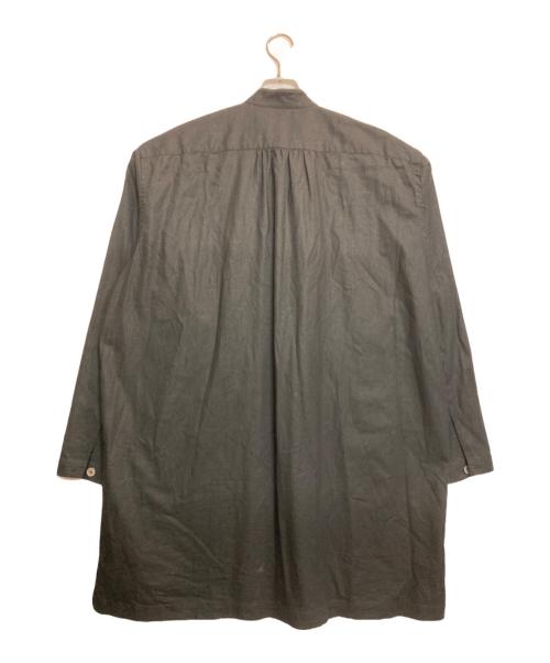 FUJITO（フジト）FUJITO (フジト) リネンコットンツイルショップコート ブラック サイズ:3の古着・服飾アイテム