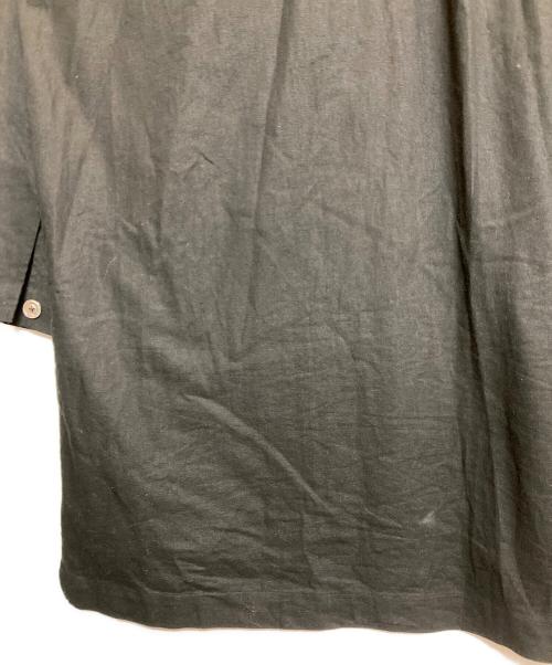 FUJITO（フジト）FUJITO (フジト) リネンコットンツイルショップコート ブラック サイズ:3の古着・服飾アイテム