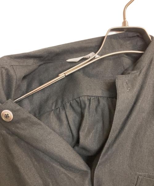 FUJITO（フジト）FUJITO (フジト) リネンコットンツイルショップコート ブラック サイズ:3の古着・服飾アイテム