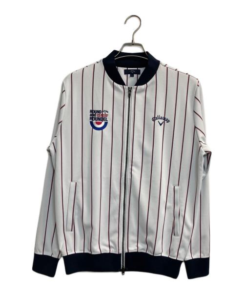 Callaway（キャロウェイ）Callaway (キャロウェイ) スタジャン ホワイト サイズ:ＸＬの古着・服飾アイテム