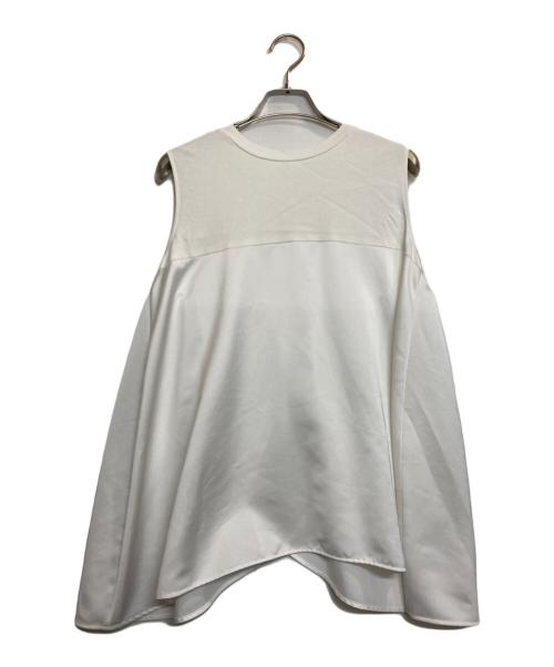 Heve（ヘイヴ）Heve (ヘイヴ) レディバグノースリーブトップス ホワイト サイズ:Ｆの古着・服飾アイテム