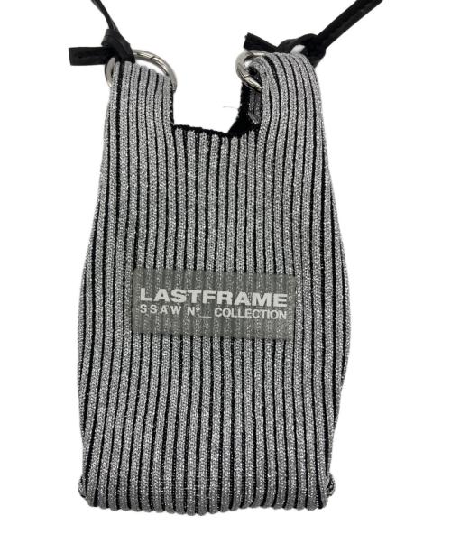 LASTFRAME（ラストフレーム）LASTFRAME (ラストフレーム) KYOTO METALLIC MARKET BAG MICRO シルバー×ブラックの古着・服飾アイテム