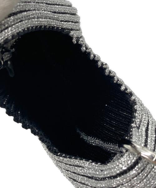 LASTFRAME（ラストフレーム）LASTFRAME (ラストフレーム) KYOTO METALLIC MARKET BAG MICRO シルバー×ブラックの古着・服飾アイテム