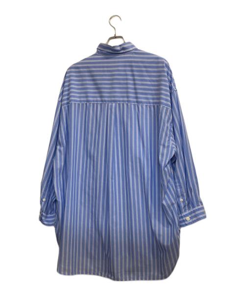 MAISON SPECIAL（メゾンスペシャル）MAISON SPECIAL (メゾンスペシャル) ストライプシャツ ホワイト×ブルー サイズ:Ｍの古着・服飾アイテム