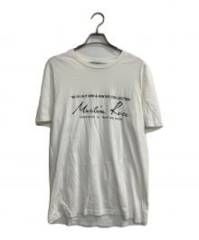 MARTINE ROSE（マーティン・ローズ）の古着「ロゴTシャツ」｜ホワイト
