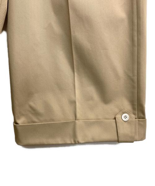 Rumche（ラムシェ）Rumche (ラムシェ) タックワイドパンツ ベージュ サイズ:Ｍの古着・服飾アイテム