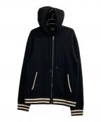 COACHコーチ）の古着「ウールジップパーカー」｜ブラック