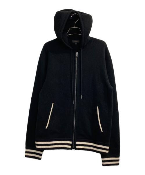 COACH（コーチ）COACH (コーチ) ウールジップパーカー ブラック サイズ:Sの古着・服飾アイテム