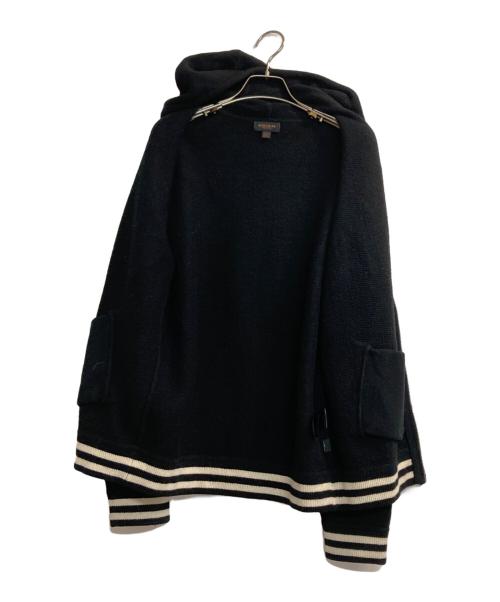 COACH（コーチ）COACH (コーチ) ウールジップパーカー ブラック サイズ:Sの古着・服飾アイテム