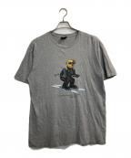 POLO RALPH LAURENポロ・ラルフローレン）の古着「ポロベアスキーTシャツ」｜グレー