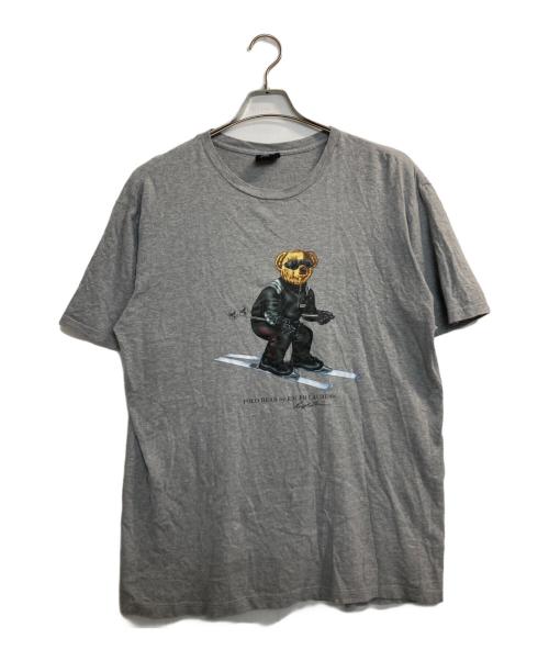POLO RALPH LAUREN（ポロ・ラルフローレン）POLO RALPH LAUREN (ポロ・ラルフローレン) ポロベアスキーTシャツ グレー サイズ:Lの古着・服飾アイテム