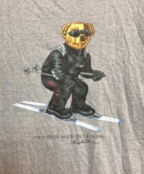 POLO RALPH LAUREN（ポロ・ラルフローレン）POLO RALPH LAUREN (ポロ・ラルフローレン) ポロベアスキーTシャツ グレー サイズ:Lの古着・服飾アイテム