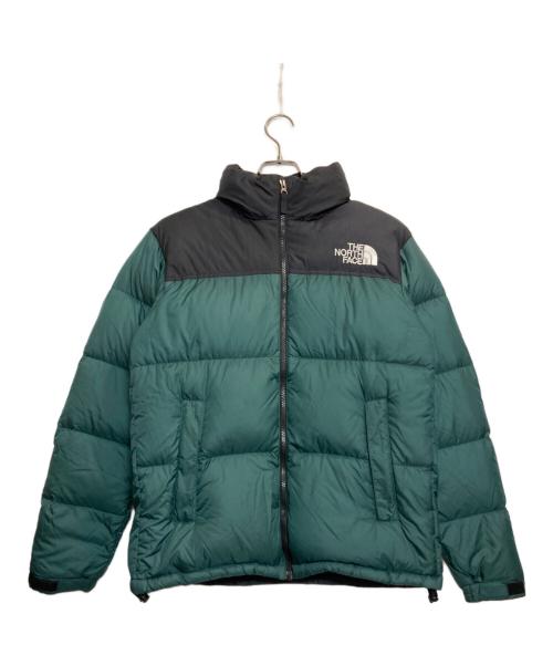 THE NORTH FACE（ザ ノース フェイス）THE NORTH FACE (ザ ノース フェイス) NUPTSE JACKET / ヌプシジャケット グリーン×ブラック サイズ:Ⅼの古着・服飾アイテム