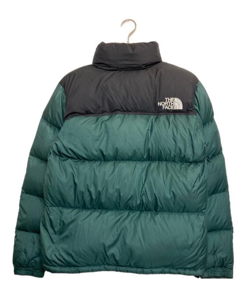 THE NORTH FACE（ザ ノース フェイス）THE NORTH FACE (ザ ノース フェイス) NUPTSE JACKET / ヌプシジャケット グリーン×ブラック サイズ:Ⅼの古着・服飾アイテム