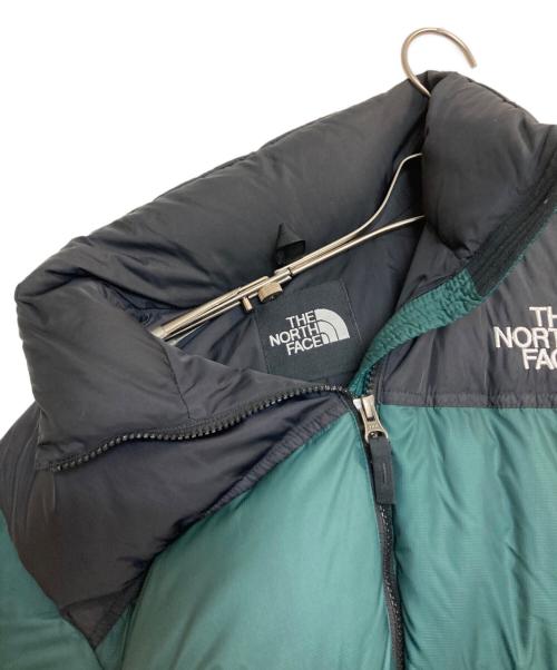 THE NORTH FACE（ザ ノース フェイス）THE NORTH FACE (ザ ノース フェイス) NUPTSE JACKET / ヌプシジャケット グリーン×ブラック サイズ:Ⅼの古着・服飾アイテム