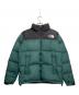 THE NORTH FACE（ザ ノース フェイス）の古着「NUPTSE JACKET / ヌプシジャケット」｜グリーン×ブラック