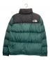 THE NORTH FACE (ザ ノース フェイス) NUPTSE JACKET / ヌプシジャケット グリーン×ブラック サイズ:Ⅼ：12000円