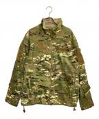 MASSIFマシーフ）の古着「ELEMENTS FC MC IWOL JACKET /  ミリタリージャケット」｜グリーン