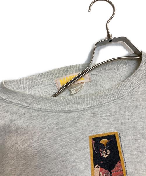 MARVEL（マーベル）MARVEL (マーベル) ウルヴァリンプリントスウェット グレー サイズ:Mの古着・服飾アイテム
