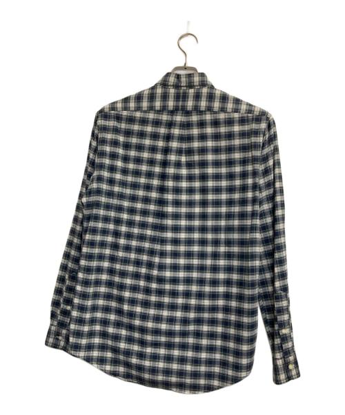 RALPH LAUREN（ラルフローレン）RALPH LAUREN (ラルフローレン) チェックシャツ ネイビー×ホワイト サイズ:Ｍの古着・服飾アイテム