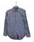 RALPH LAUREN（ラルフローレン）の古着「ボタンダウン長袖チェックシャツ」｜ネイビー×ホワイト
