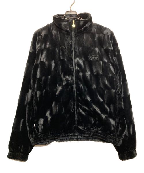 KEBOZ（ケボズ）KEBOZ (ケボズ) FAUX FUR TRACK JACKET / フェイクファートラッカージャケット ブラック サイズ:Ｍの古着・服飾アイテム
