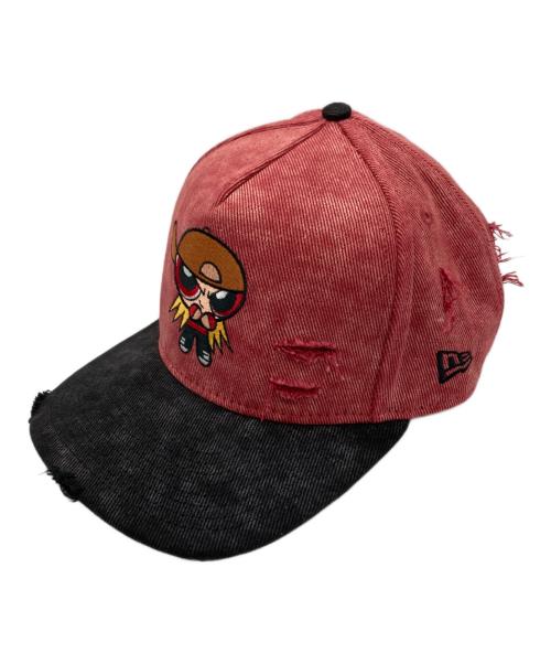 New Era（ニューエラ）New Era (ニューエラ) デニムキャップ レッド×ブラック サイズ:ONE SIZEの古着・服飾アイテム