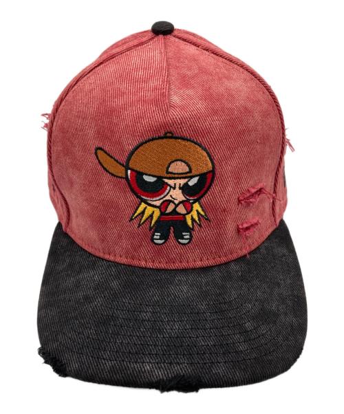 New Era（ニューエラ）New Era (ニューエラ) デニムキャップ レッド×ブラック サイズ:ONE SIZEの古着・服飾アイテム