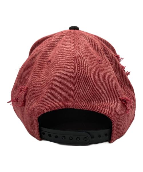 New Era（ニューエラ）New Era (ニューエラ) デニムキャップ レッド×ブラック サイズ:ONE SIZEの古着・服飾アイテム