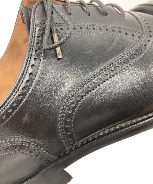 SCOTCH GRAIN（スコッチグレイン）SCOTCH GRAIN (スコッチグレイン) ストレートチップシューズ ブラック サイズ:26ｃｍの古着・服飾アイテム