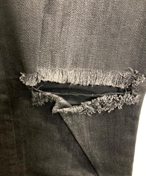 Hysteric Glamour（ヒステリックグラマー）Hysteric Glamour (ヒステリックグラマー) ダメージデニムパンツ ブラック サイズ:32の古着・服飾アイテム