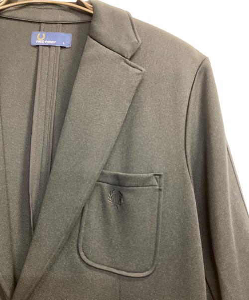 FRED PERRY（フレッドペリー）FRED PERRY (フレッドペリー) ストレッチジャケット ブラック サイズ:Ｌの古着・服飾アイテム