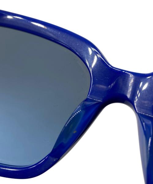 CHANEL（シャネル）CHANEL (シャネル) サイドロゴウェリントンサングラス ブルー×ブラック サイズ:54□19の古着・服飾アイテム